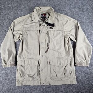 Vintage LL Bean Baxter State Parka Jacket Men's Medium Packable Pockets Utility